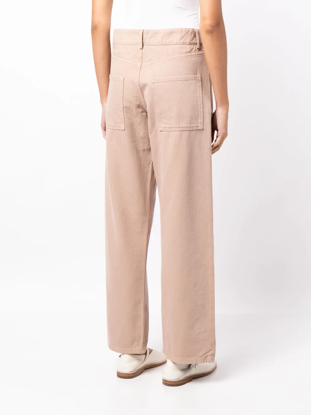 Baserange Straight jeans Bruin
