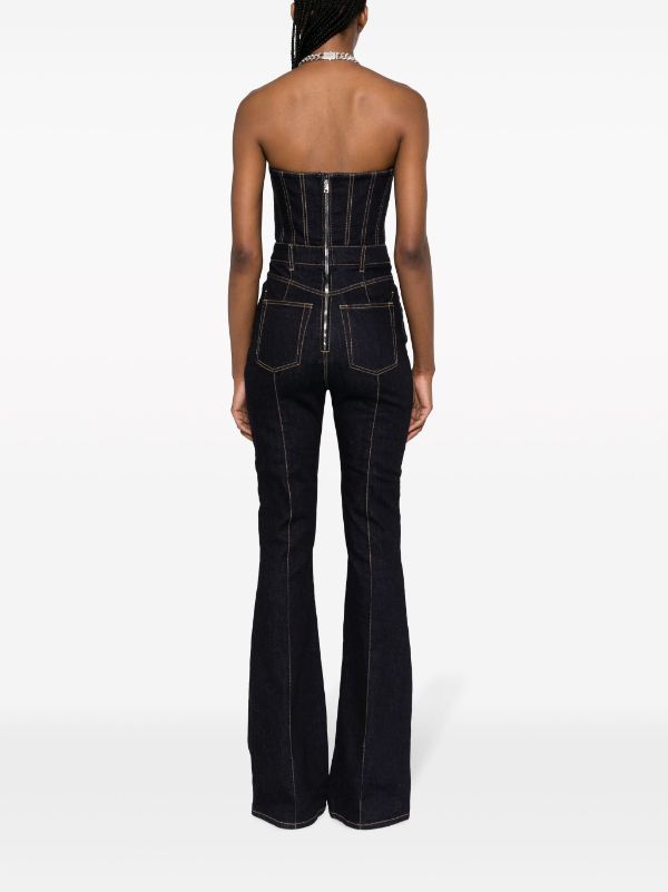 Denim 2024 jumpsuit strapless