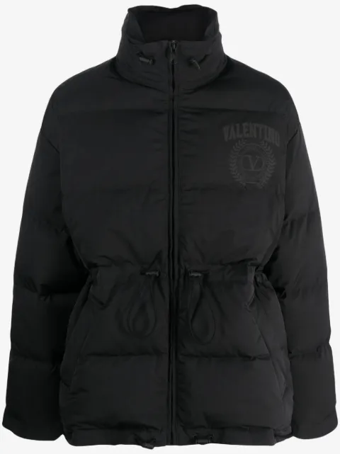 Valentino Garavani logo-print padded jacket