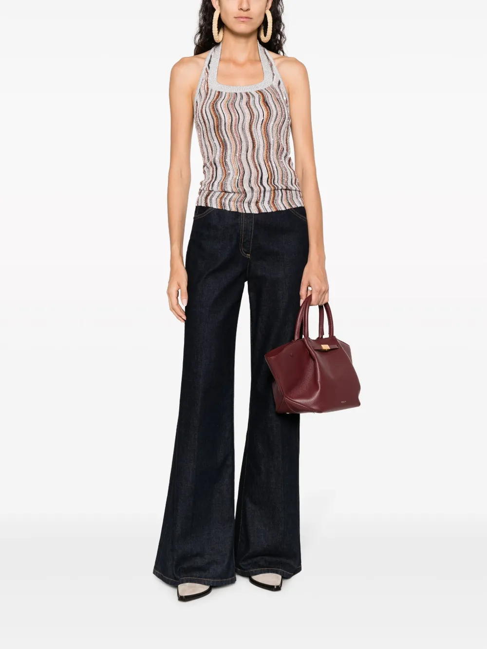 Missoni Metallic top - Grijs