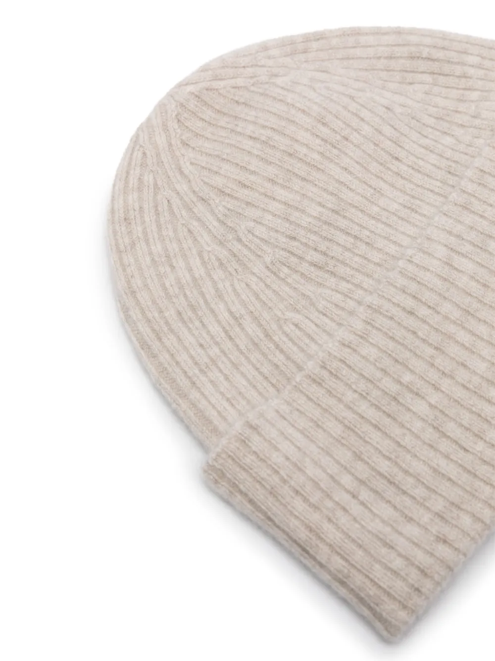 kujten Lilou ribbed-knit beanie - Beige