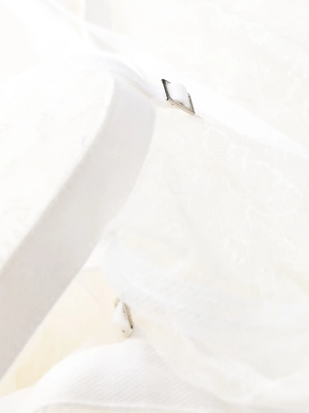 Where to find authentic Jacquemus La robe Dentelle sheer panelled gown Women