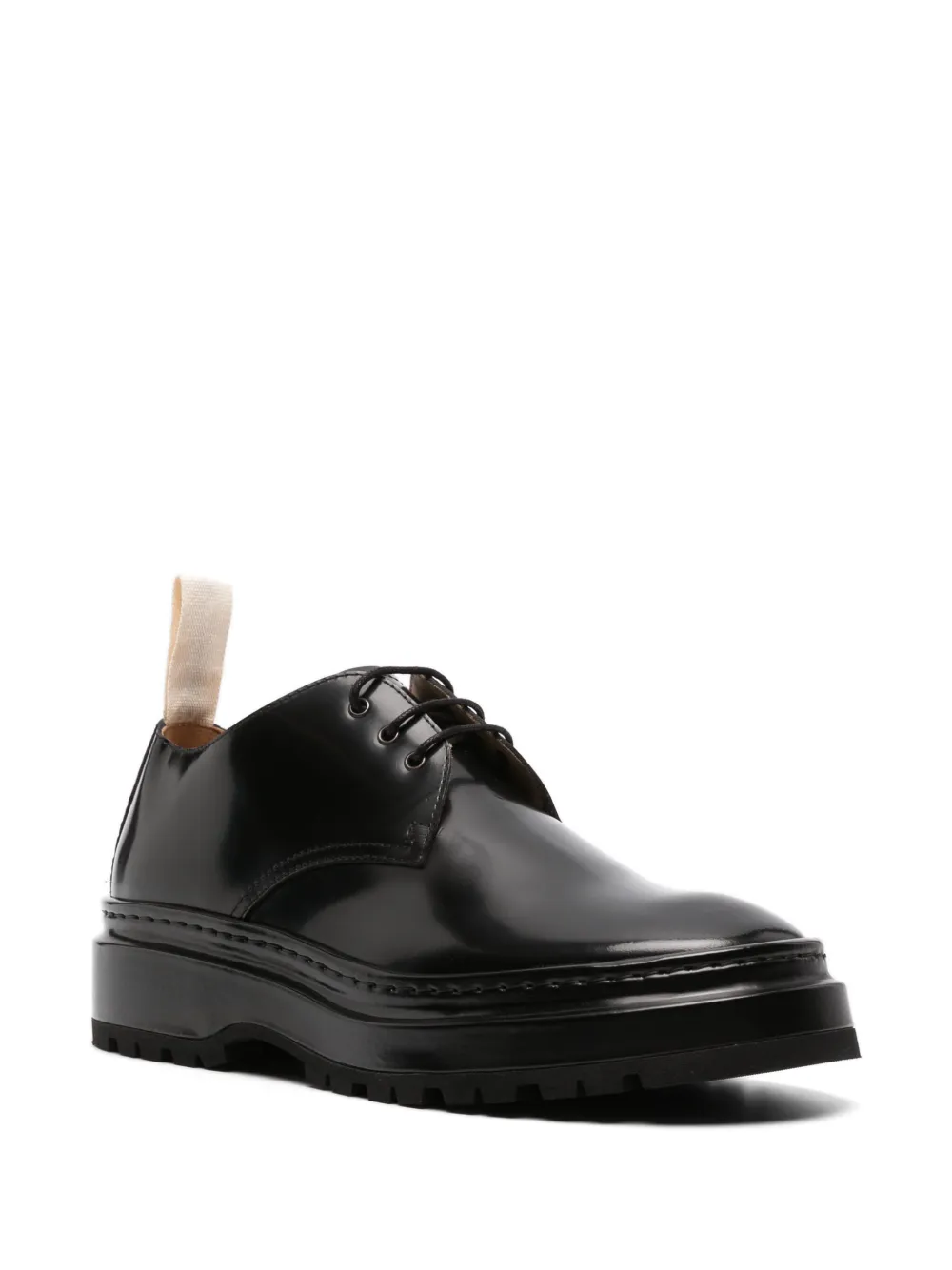 Jacquemus Les Derbies Pavane derby shoes - Zwart