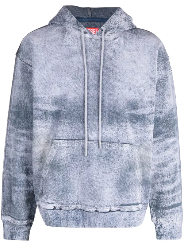 Gray tie dye hoodie cheap