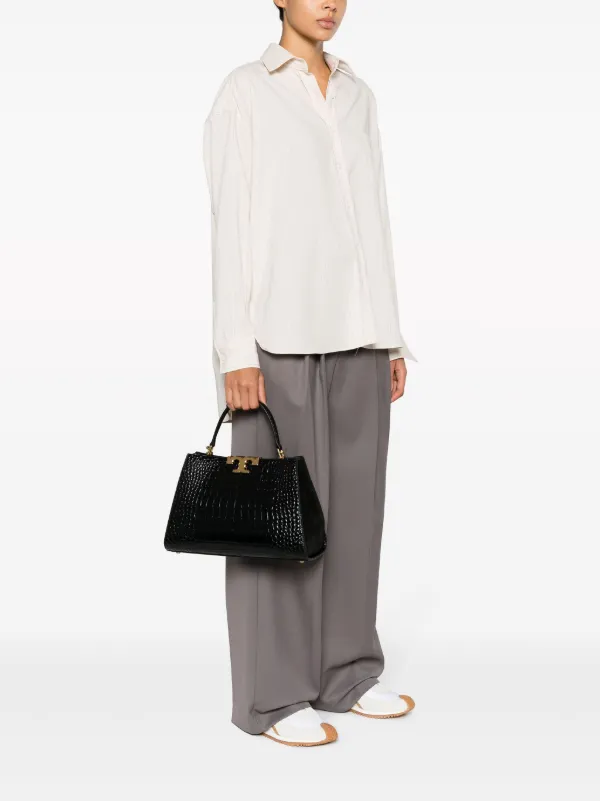 Tory burch best sale leather handbags