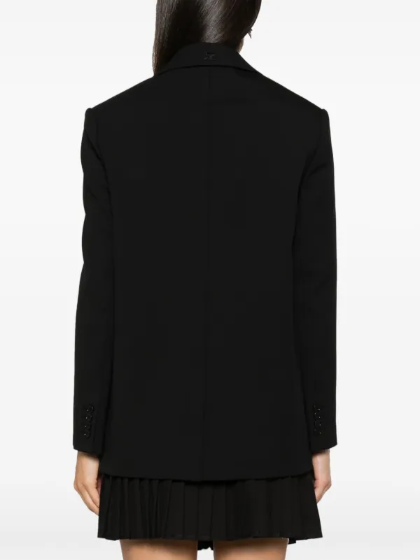 スーツ COURREGES Women Suit Jackets 323CMA105PL01129999 Black Suits Women - courrèges