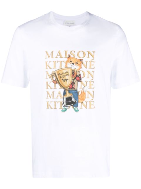 Maison Kitsune Fox Champion cotton T-shirt Men