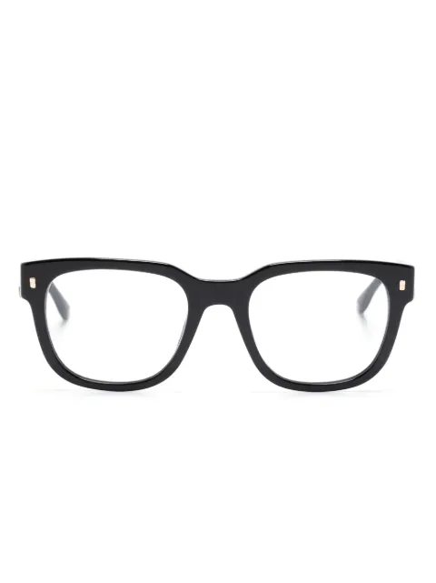 DSQUARED2 EYEWEAR glossy square-frame glasses