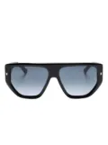DSQUARED2 EYEWEAR Hype pilot-frame gradient sunglasses - Black