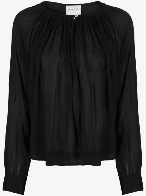 Forte Forte bluse med samledetalje