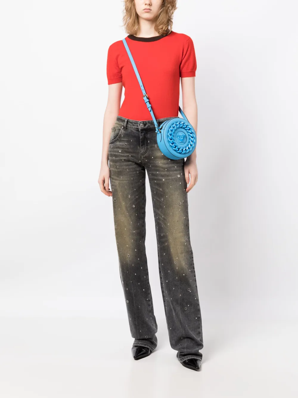 CHANEL Pre-Owned Top met ronde hals - Rood