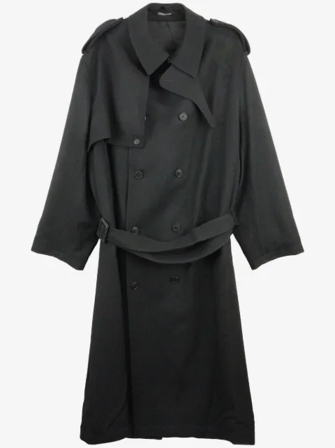 Yohji Yamamoto K-Chin Flap trench coat