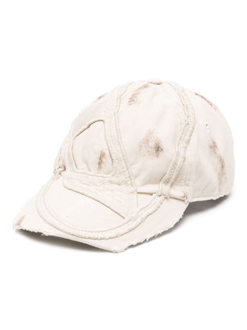 Diesel C-Obi-Destr logo-embossed Cotton Baseball Cap - Farfetch