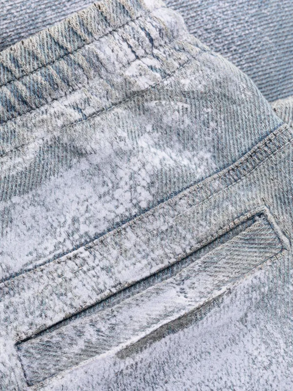【DIESEL】ブルーグレー ドローストリングパンツ Diesel D-Martia ドローストリング ジーンズ | ブルー | FARFETCH JP