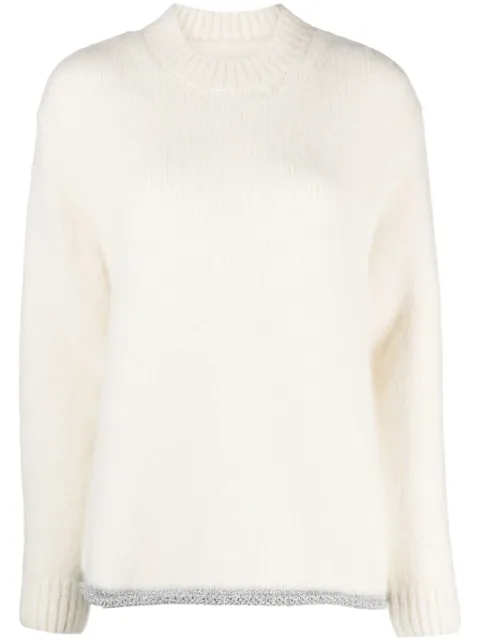 Jacquemus logo-intarsia jumper
