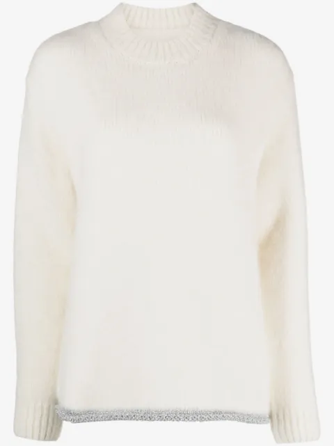 Jacquemus logo-intarsia jumper