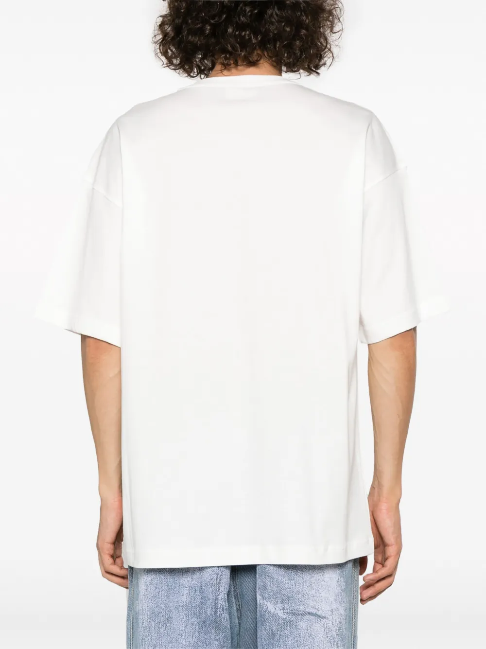 image 4 of diesel 照片印花平纹针织t恤