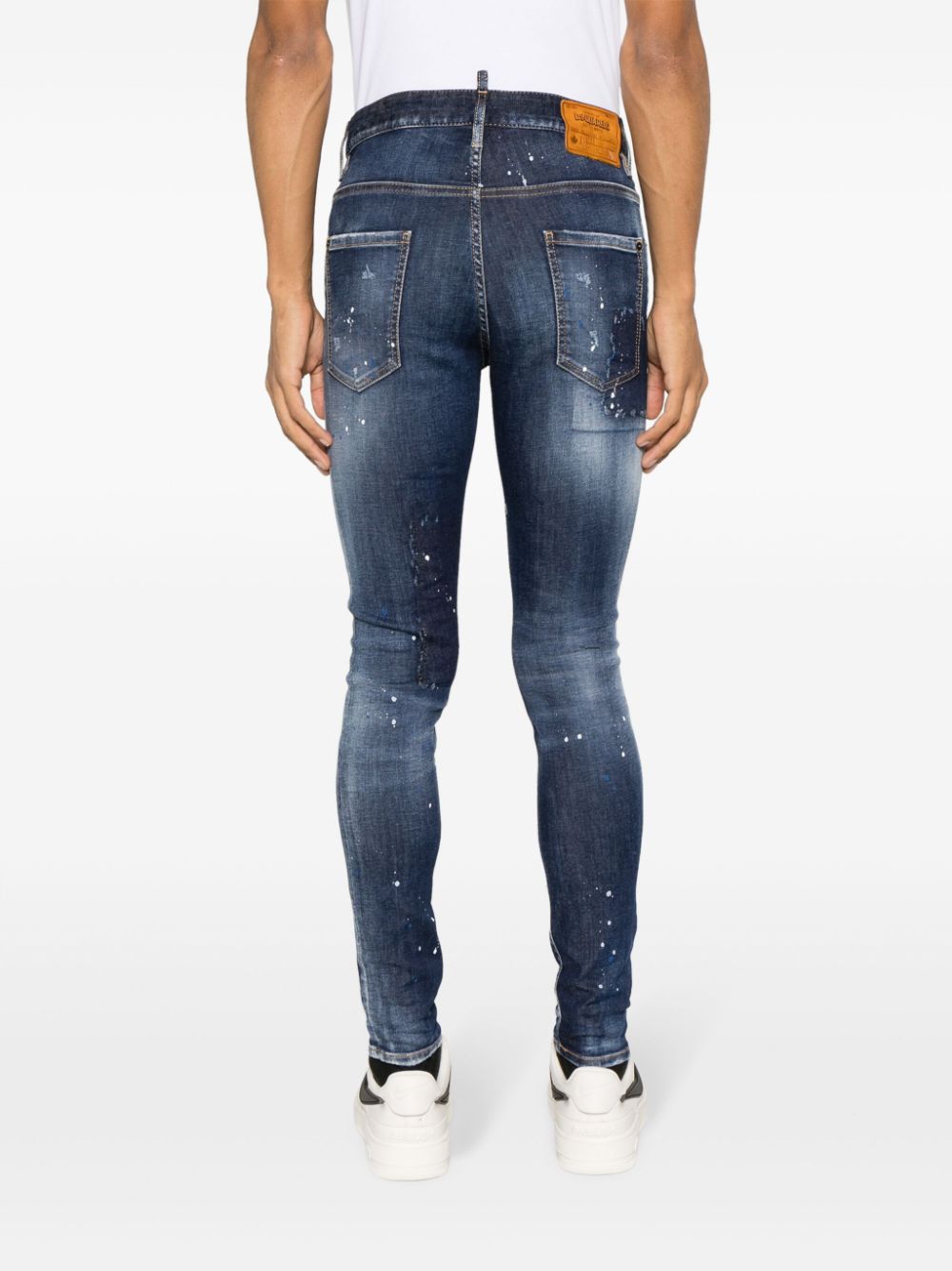 Dsquared2 Jeans met gerafeld effect Blauw