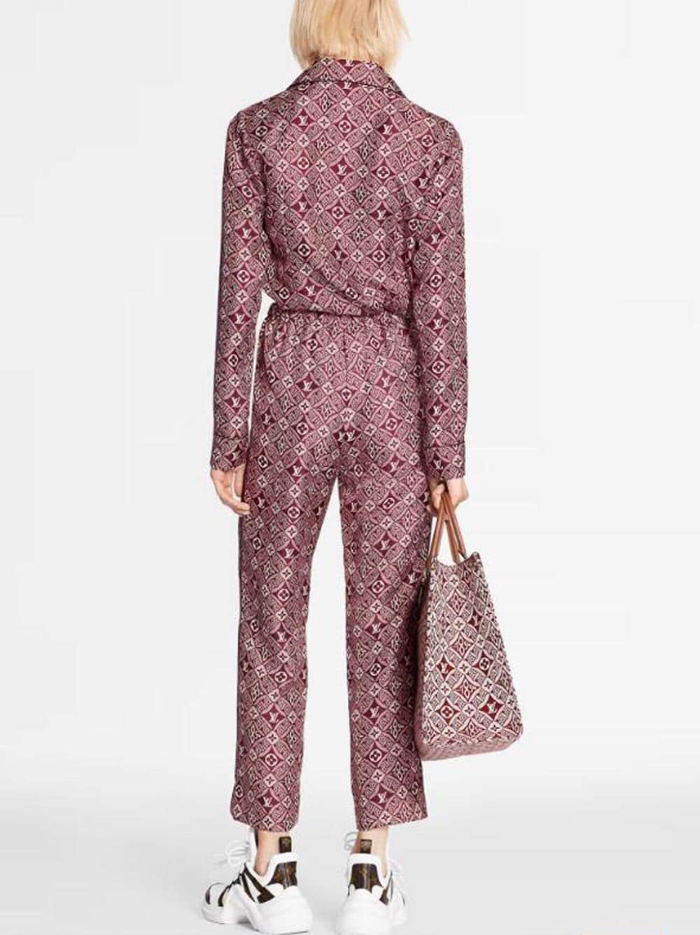 Louis Vuitton LV Since 1854 Silk Long-Sleeved Pajama Top - Farfetch