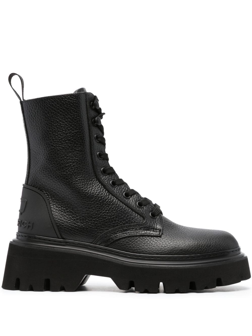Shop Woolrich Lace-up Ankle Leather Boots In Black