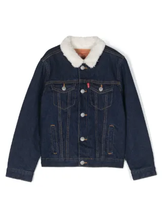 Levi's faux fur denim jacket online