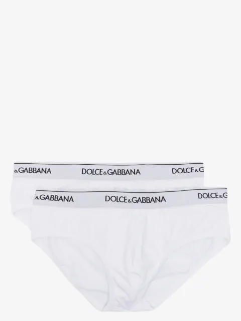 Dolce & Gabbana pack de 2 bóxeres con logo en la cinturilla
