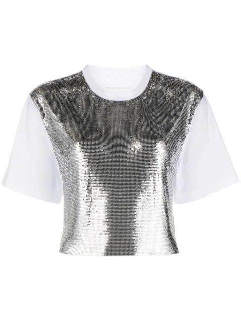 Rabanne metallic mesh T-shirt