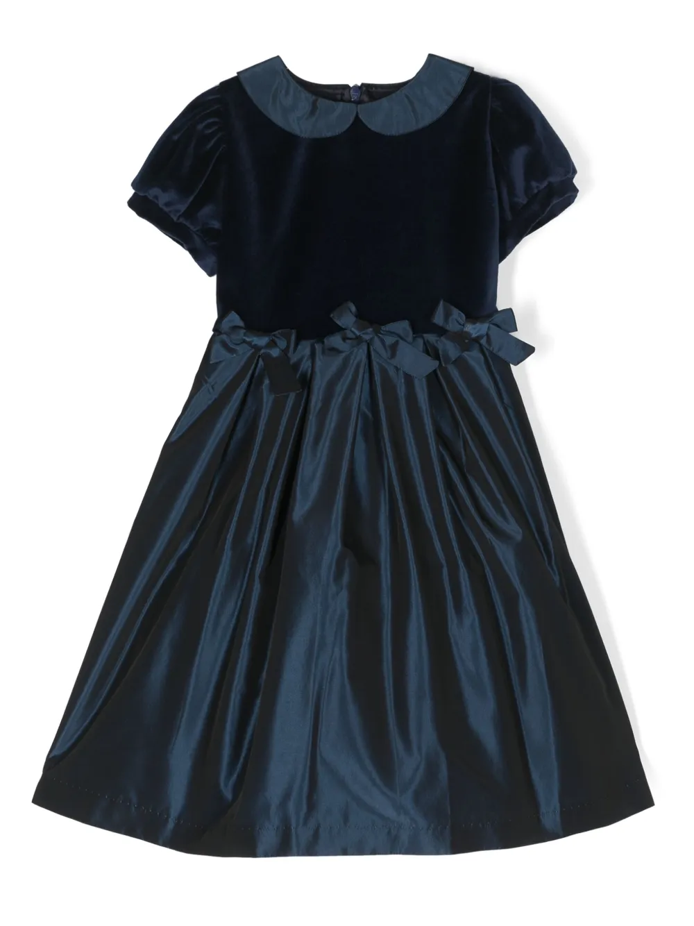 Mariella Ferrari Jurk verfraaid met strik Blauw