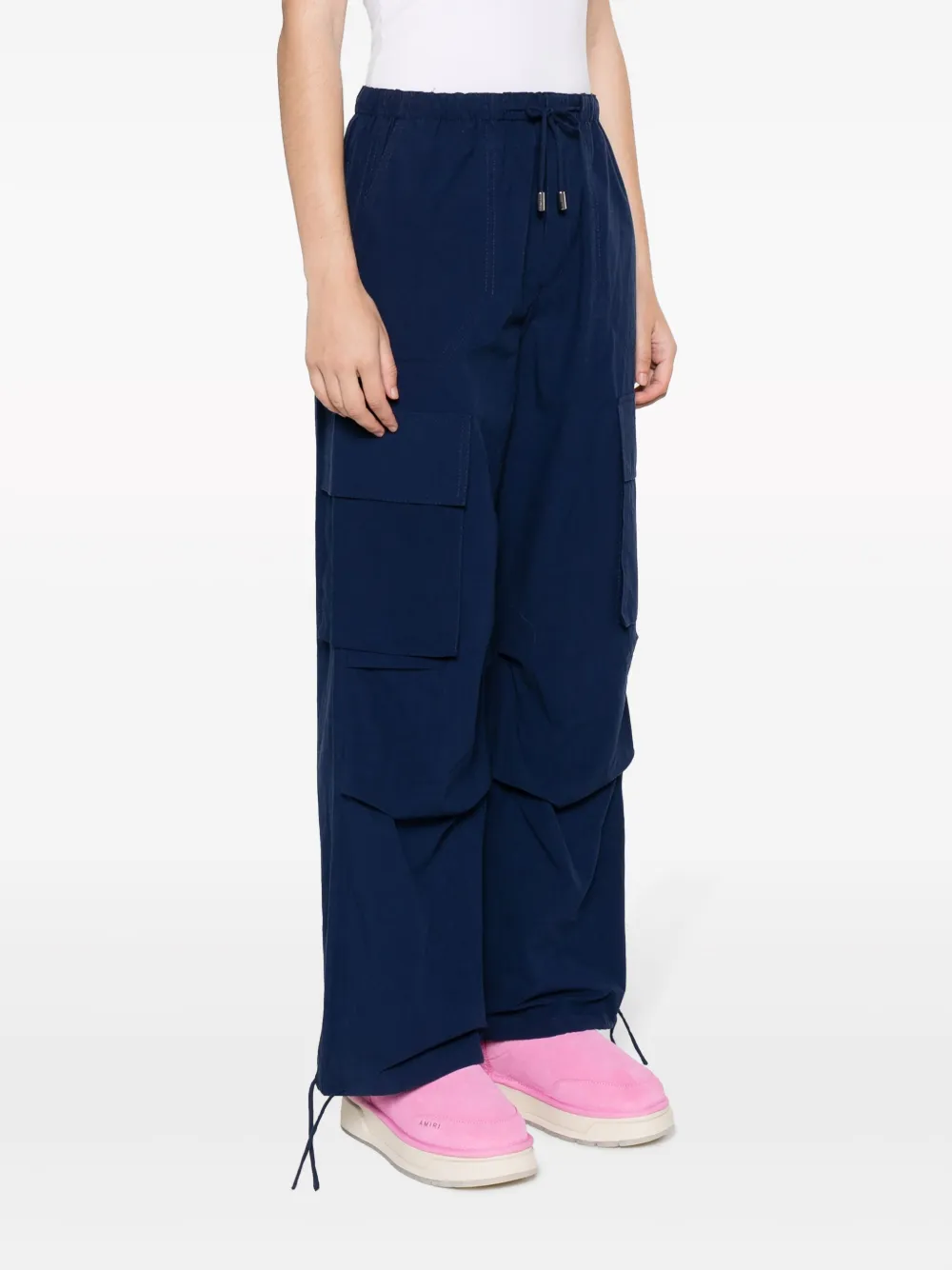 Shop Baum Und Pferdgarten Nasra Hose Flared Trousers In Blue