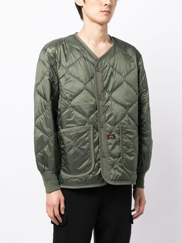 Alpha industries hot sale quilted jacket