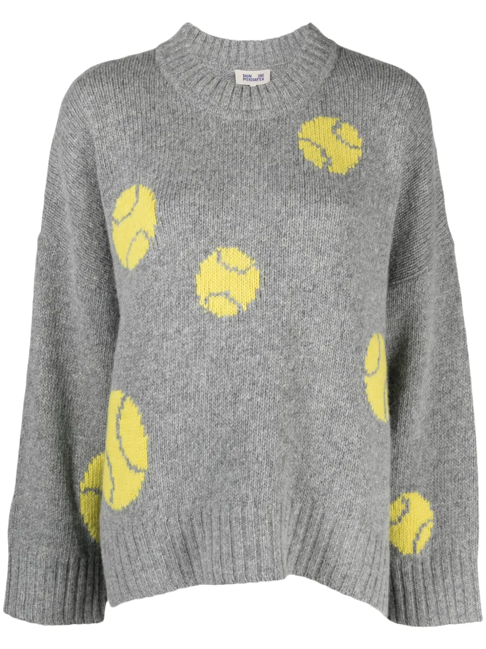 Shop Baum Und Pferdgarten Crissa Crew-neck Jumper In Grey