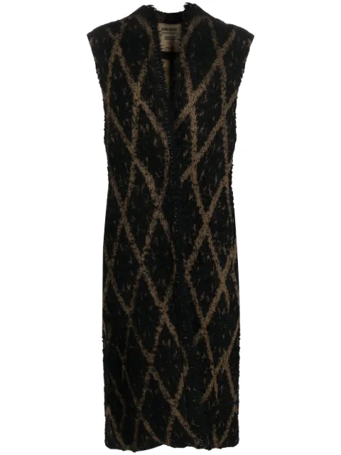 Uma Wang diamond-pattern gilet