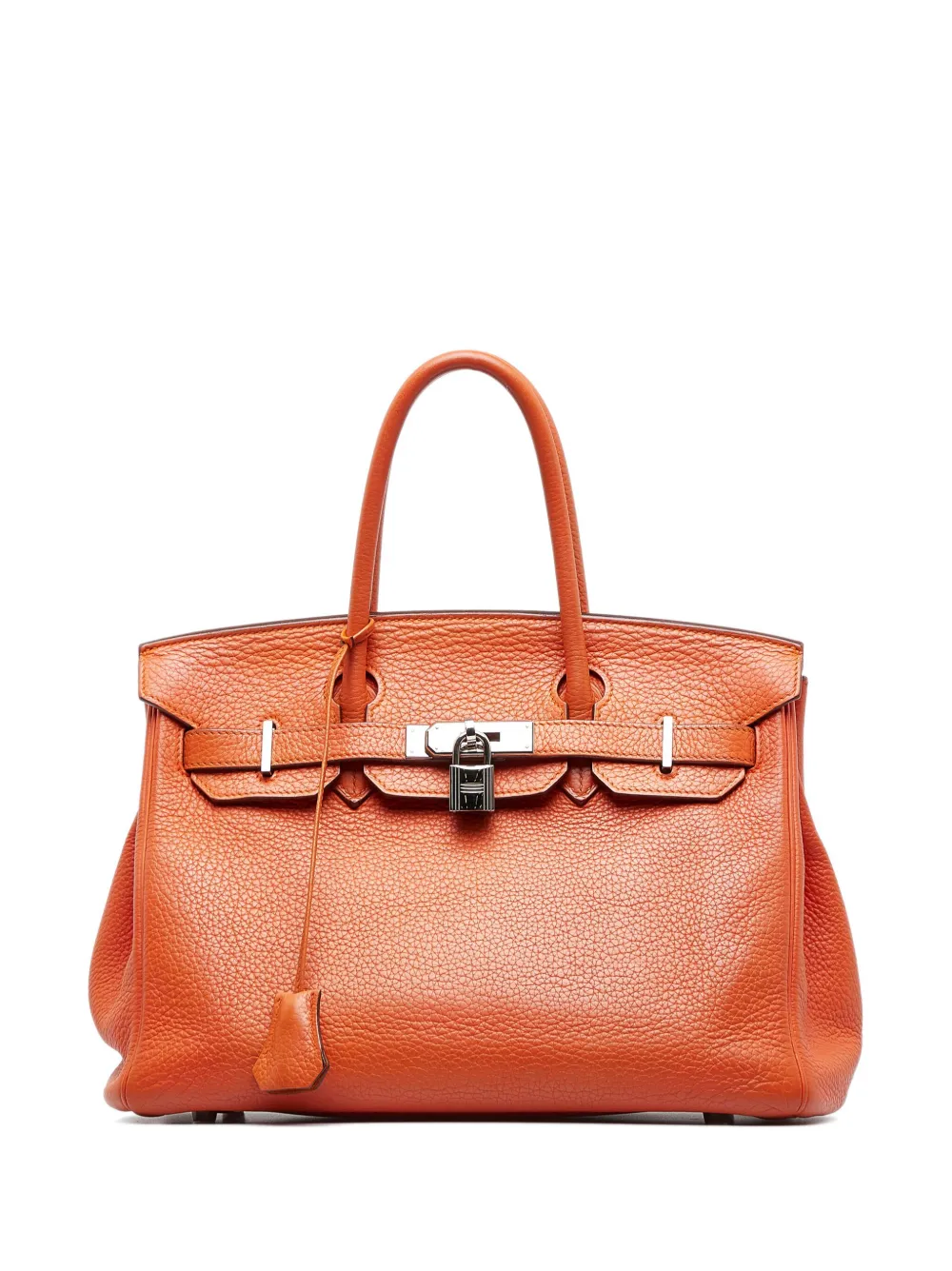 Pre-owned Hermes 2008  Birkin 30 Handbag In Orange