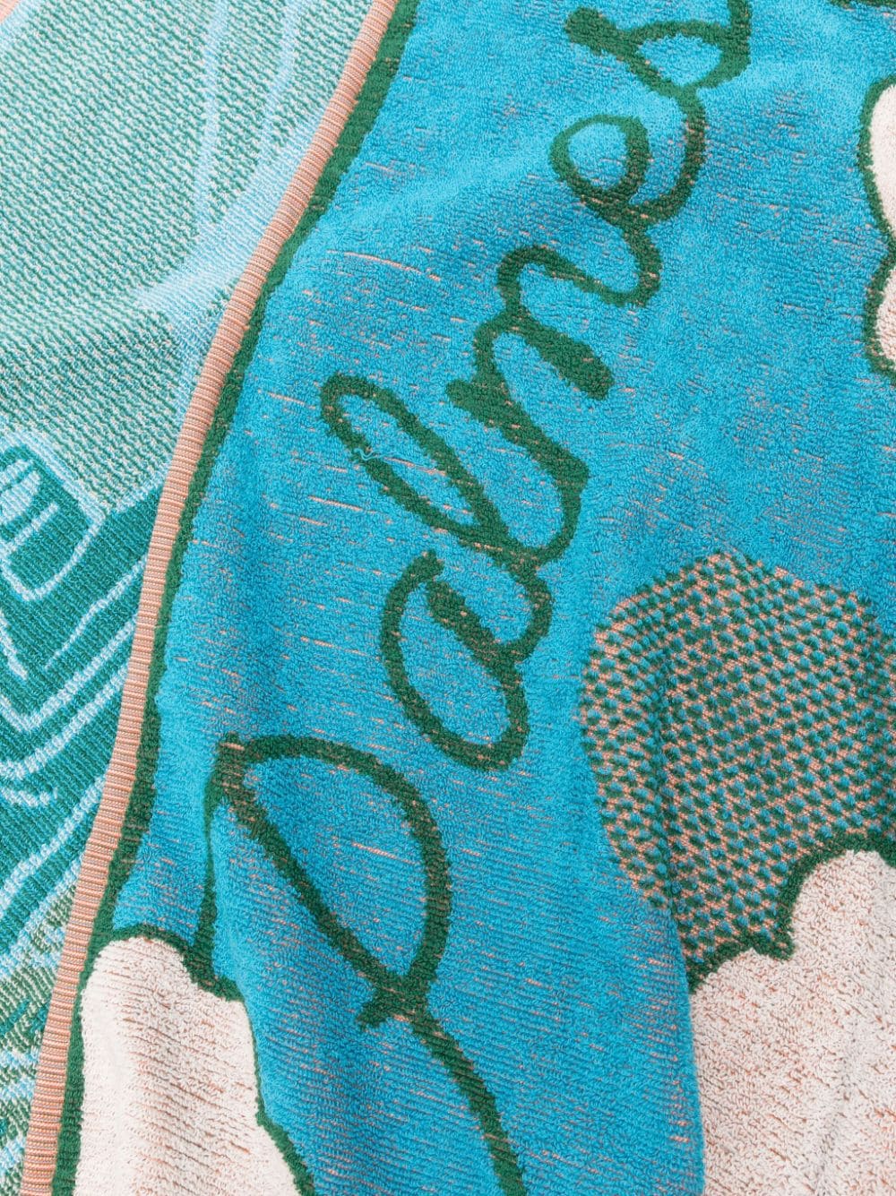 Palmes Vilas Tennis organic-cotton towel - Blauw
