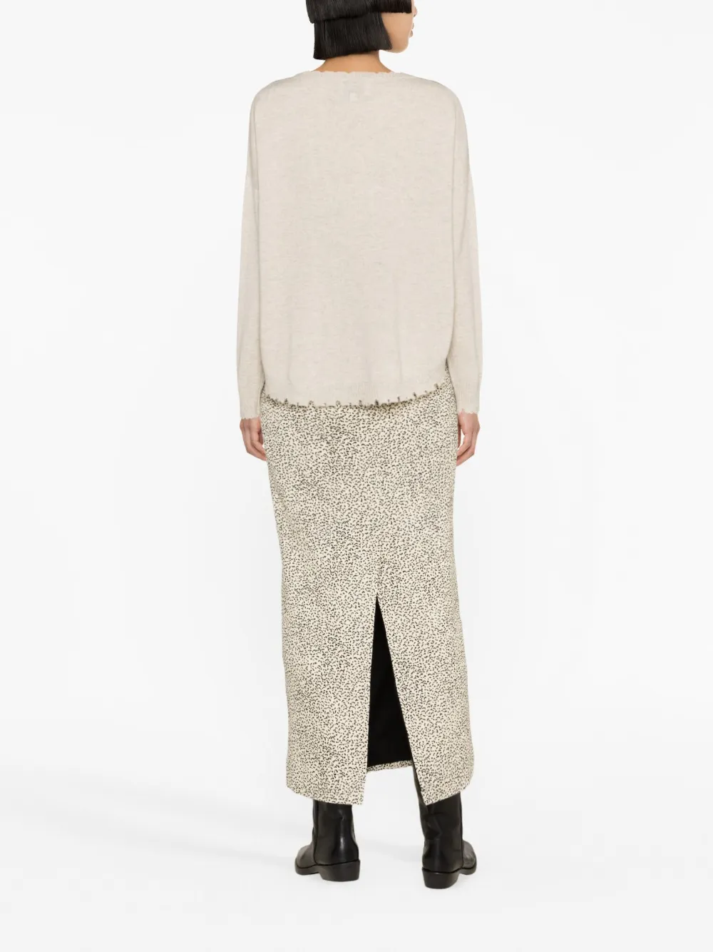 Kujten Mela Cashmere Jumper In Neutrals
