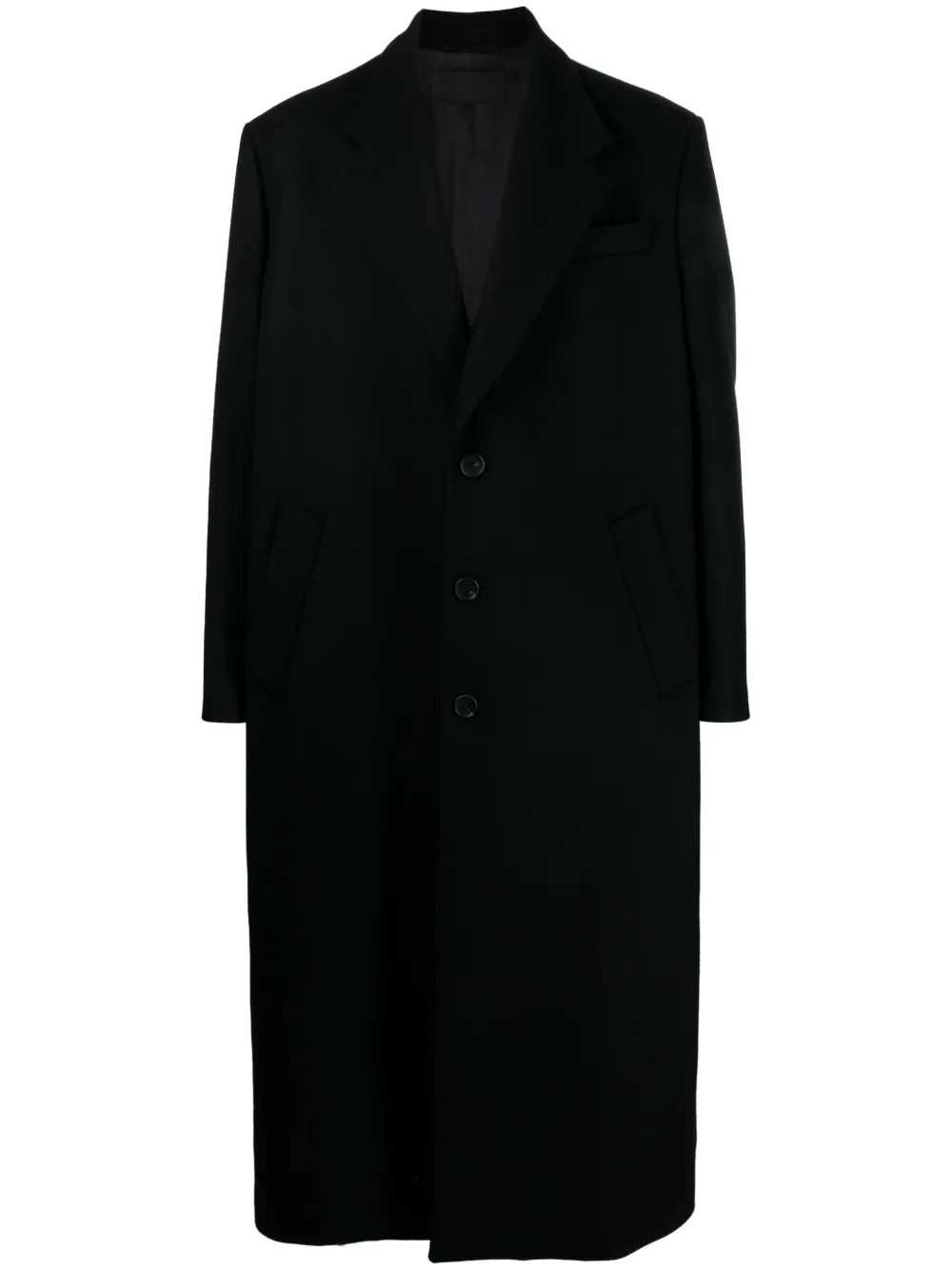 Prada Mantel van kasjmier-wolmix Zwart