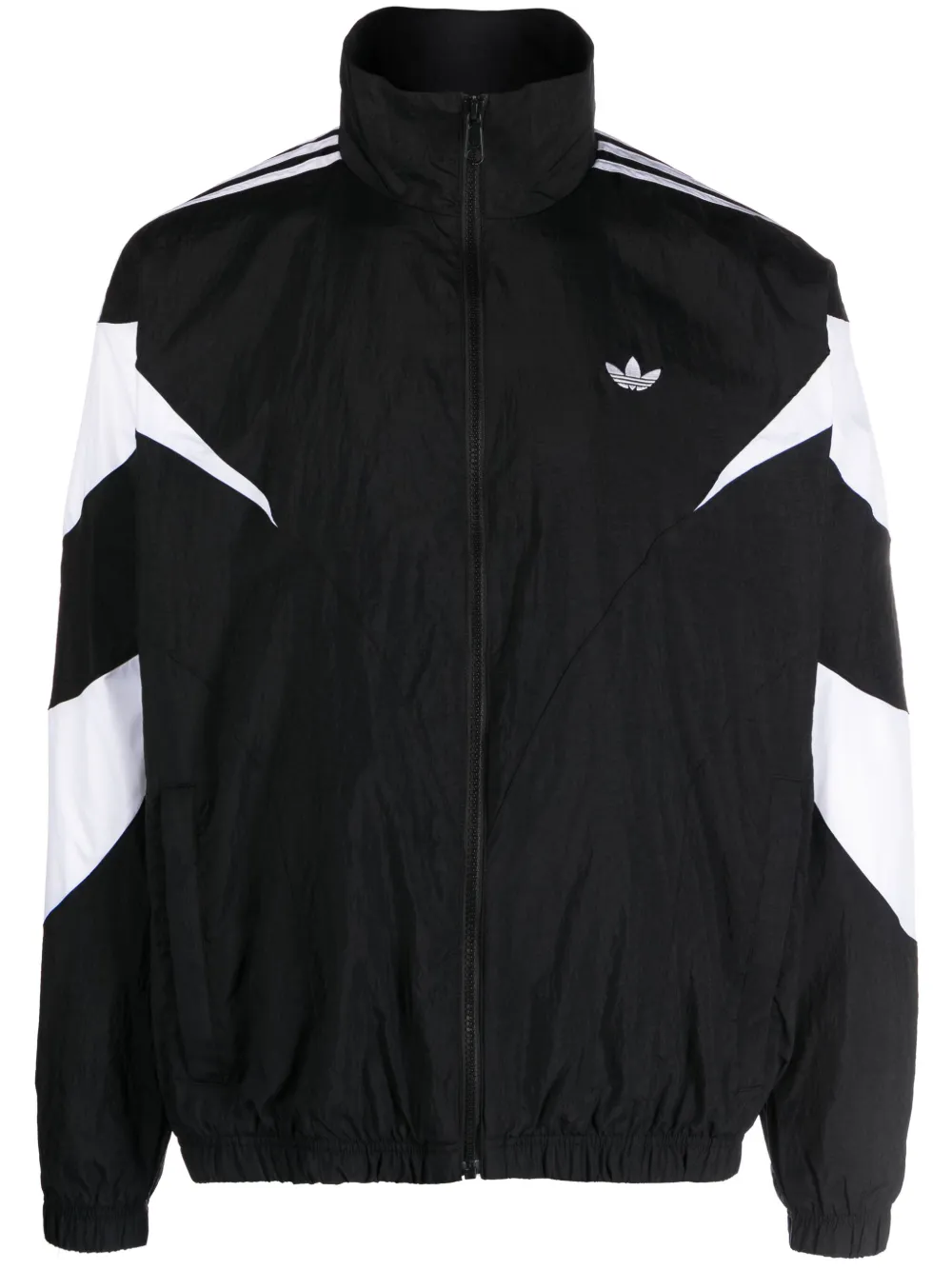 Adidas colourblock High Neck Sport Jacket Farfetch