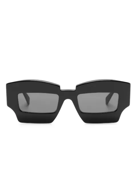 Kuboraum X6 geometric-frame tinted sunglasses