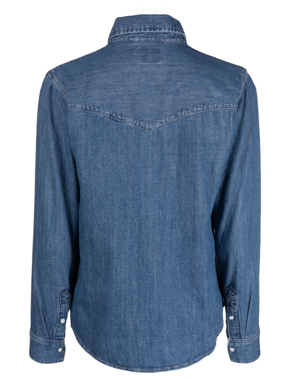 Shop Levi's Long-sleeve Denim Shirt In Blue