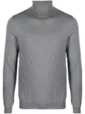 Zanone roll-neck fine-knit jumper - Grey