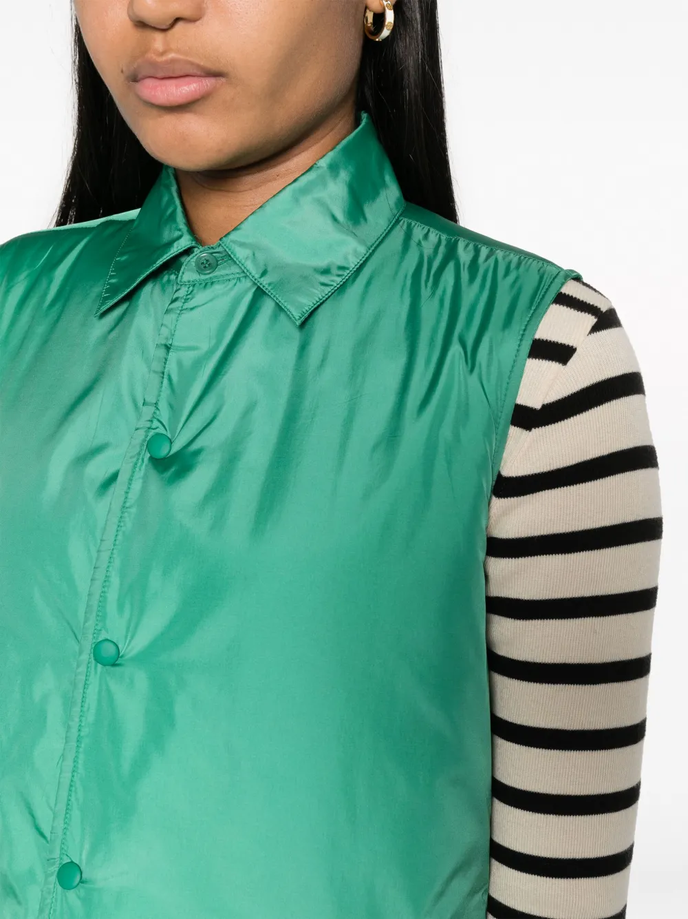 ASPESI pressstud Padded Gilet Farfetch