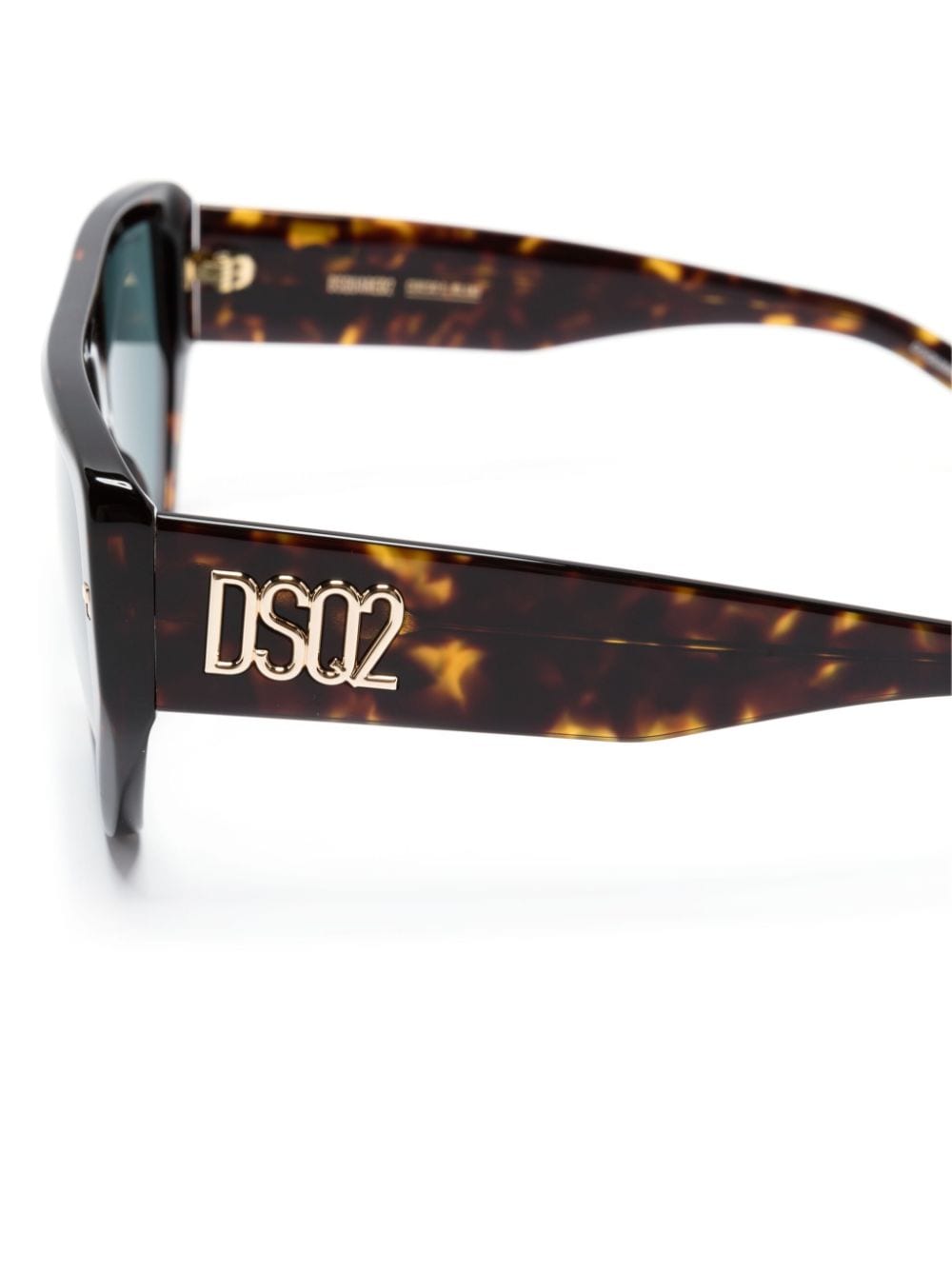 Shop Dsquared2 Hype Tortoiseshell Pilot-frame Sunglasses In Brown