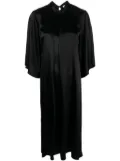 Forte Forte satin shift midi dress - Black