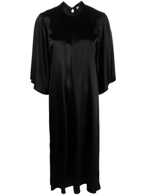 Forte Forte vestido midi con efecto satinado