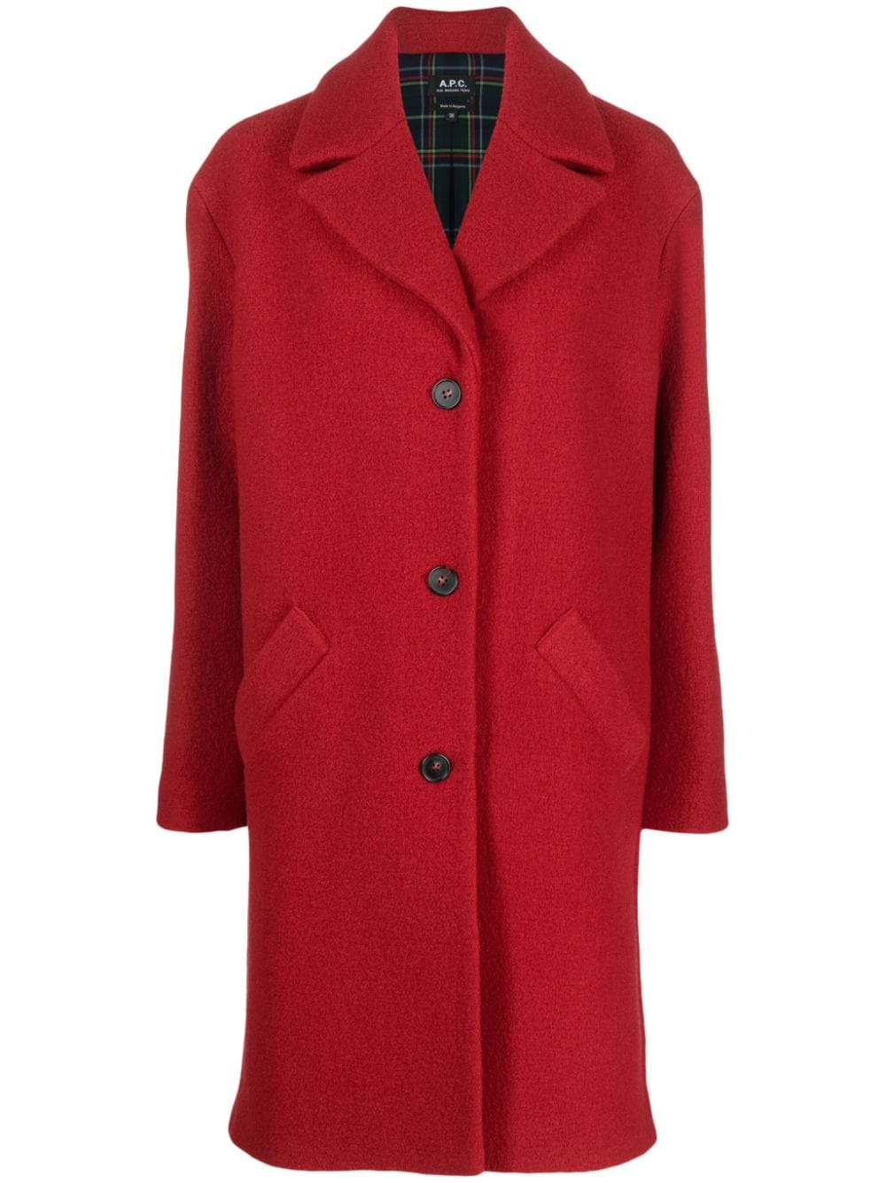 Apc Ninon Coat In Gaa - Red