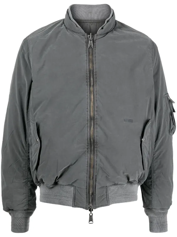C2h4 Reversible Zipped Bomber Jacket Farfetch