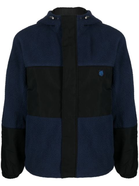 Maison Kitsune fox head-patch hooded jacket Men