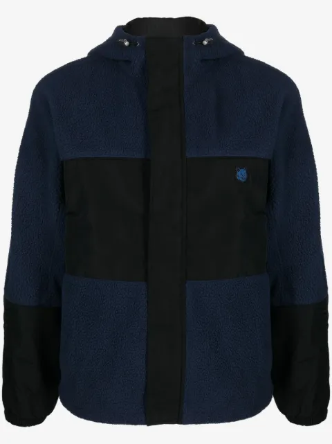 Maison Kitsuné fox head-patch hooded jacket 