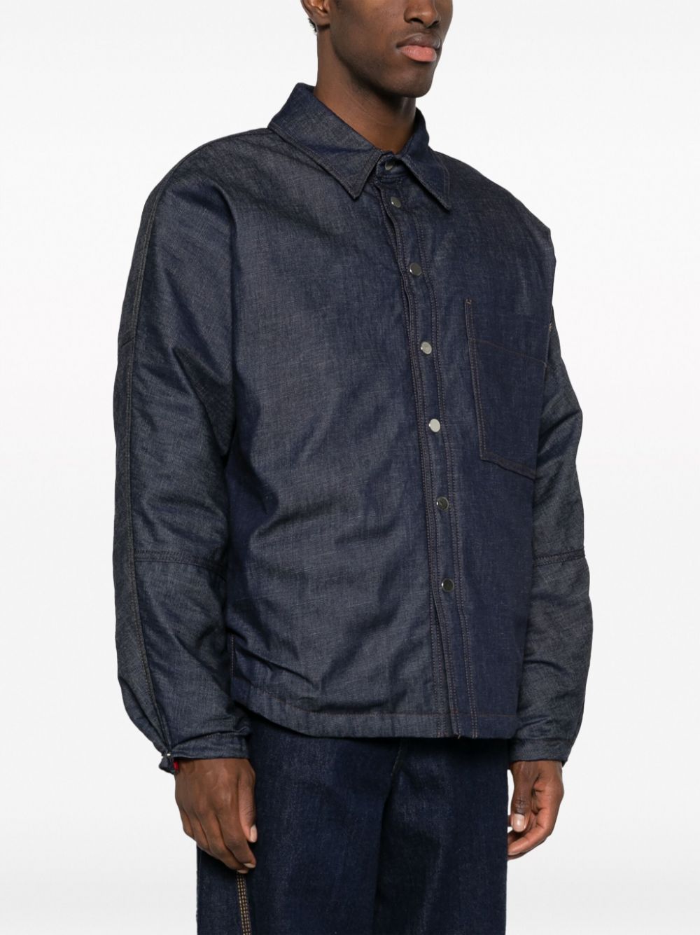 Jacquemus Shirtjack Blauw