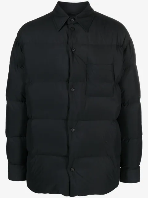 Off-White button-front puffer jacket